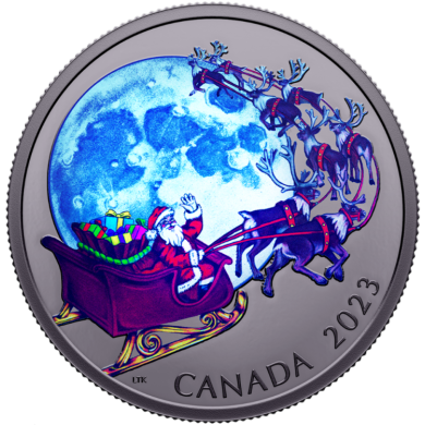2023 - $20 - 1 oz. Pure Silver Coin  The Magic of the Season