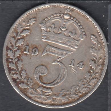 1911 - 3 Pence  - Great Britain