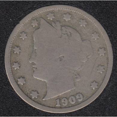 1909 - Liberty Head - 5 Cents
