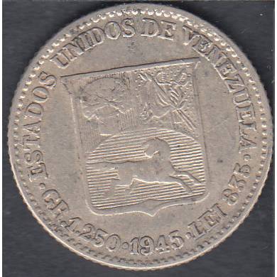 1945 - 25 Centimos - Venezuela