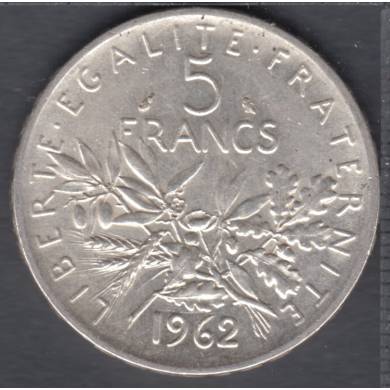 1962 - 5 Francs - France