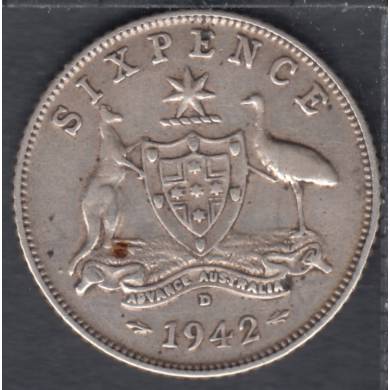 1942 D - 6 Pence - Australia