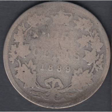 1889 - A/G - Canada 25 Cents