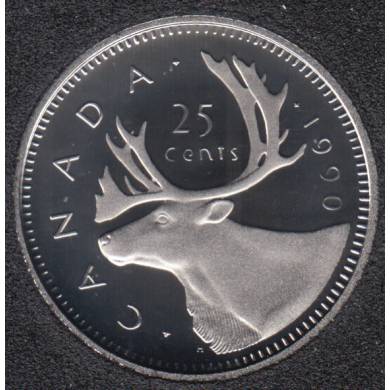 1990 - Proof - Canada 25 Cents