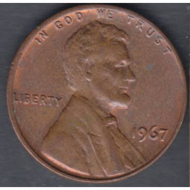 1967 - AU - UNC - Lincoln Small Cent