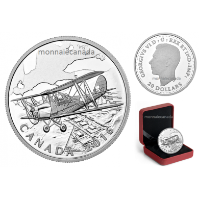 2016 - $20 - 1 oz. Fine SL – The Canadian Home Front: British Commonwealth Air Training Plan
