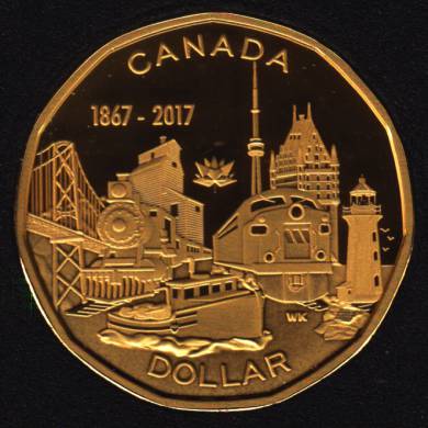 2017 - Proof - Fine Silver - Connecting a Nation - Canada Dollar