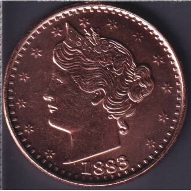 1883 Liberty V - 1 oz .999  Fine Copper