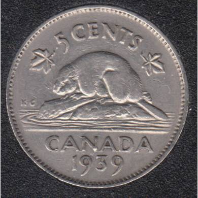 1939 - Canada 5 Cents