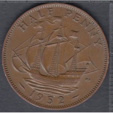 1952 - Half Penny - Great Britain