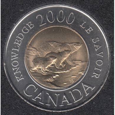 2000 - B.Unc - Le Savoir - Canada 2 Dollars