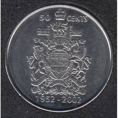 2002 - 1952 P - B.Unc - Canada 50 Cents