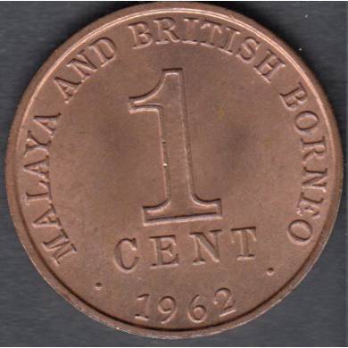 1962 - 1 Cent - B. Unc - Malaya & British Borneo
