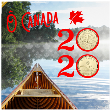 2020 - O Canada 6-Coin Gift Card Set