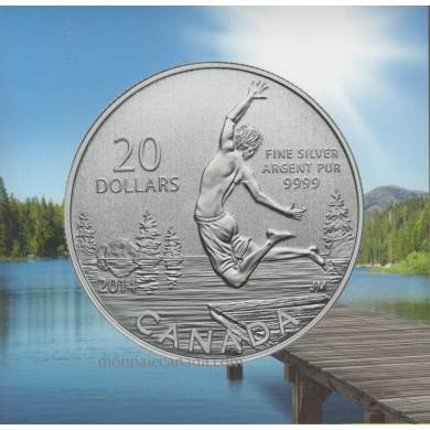 2014 - $20 for $20 Fine Silver Coin - Summertime