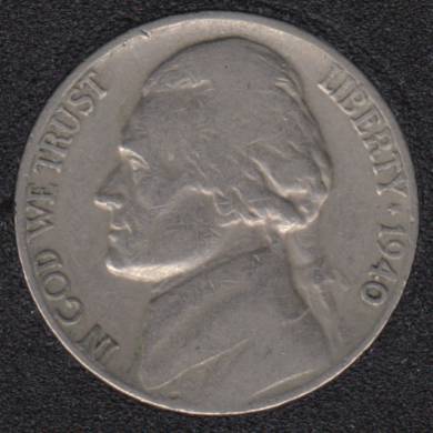 1940 - Fine - Jefferson - 5 Cents