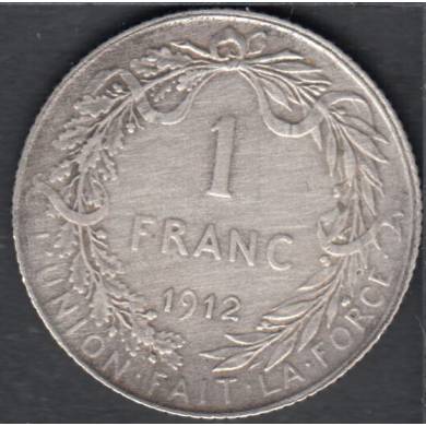 1912 - 1 Franc - (Des Belges) - Polie - Belgique