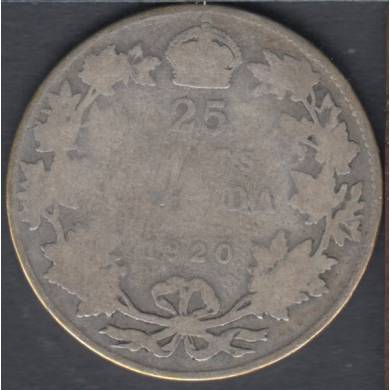 1920 - Fair - Canada 25 Cents