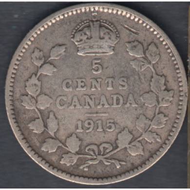 1915 - VG - Canada 5 Cents
