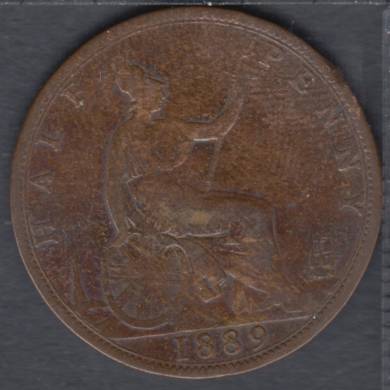 1889 - Half Penny - Grande Bretagne