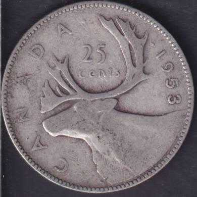 1953 - LD NSF - Canada 25 Cents