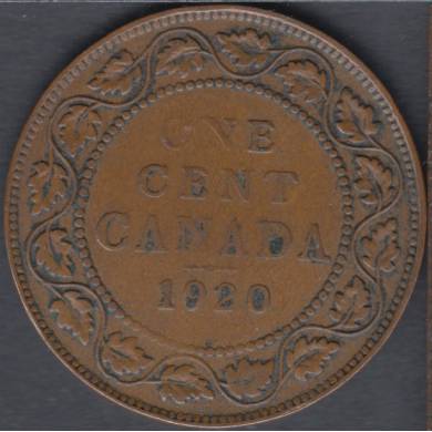 1920 - F/VF - Canada Large Cent
