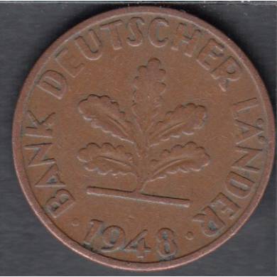 1948 D - 1 Pfennig - FR - Germany