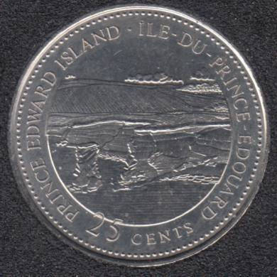 1992 - #7 B.Unc - Prince Edward Island - Canada 25 Cents