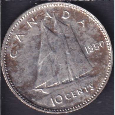 1950 - EF - Canada 10 Cents