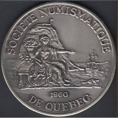 Quebec Socit Numismatique - 1990 - 30 Ans d'Histoire - Silver Plated - With Certificate - #066 - 100 pcs - Medal