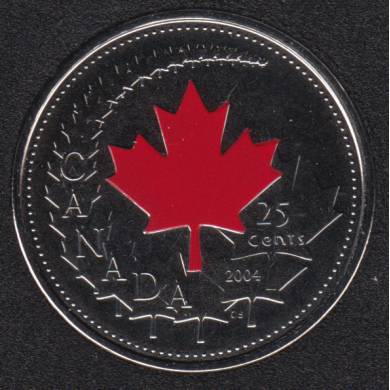 2004 P - NBU - Canada Day - Canada 25 Cents