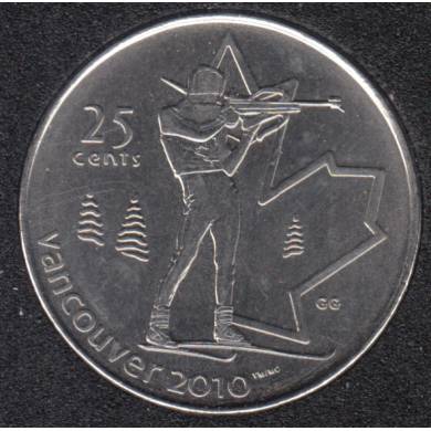 2007 - #3 B.Unc - Biathlon - Canada 25 Cents