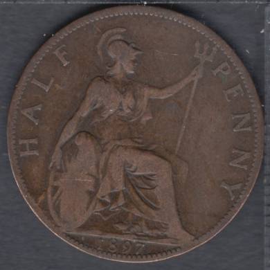 1897 - Half Penny - Grande Bretagne
