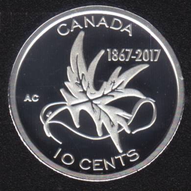 2017 - Proof - Argent Fin - Canada 10 Cents