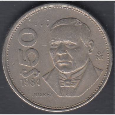 1984 Mo - 50 Pesos - Mexico