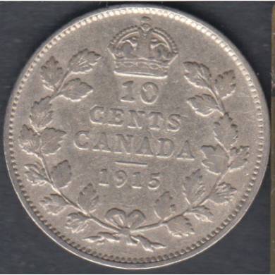 1915 - Fine - Canada 10 Cents