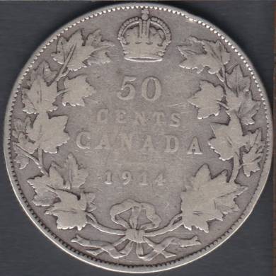 1914 - VG - Canada 50 Cents