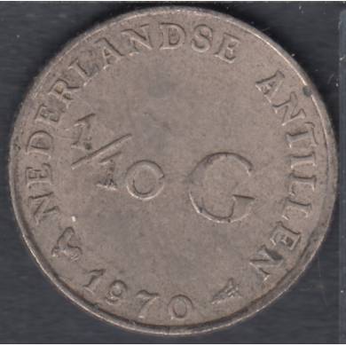1970 - 1/10 Gulden - Netherlands Antilles