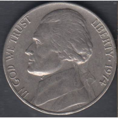 1974 - AU - Jefferson - 5 Cents