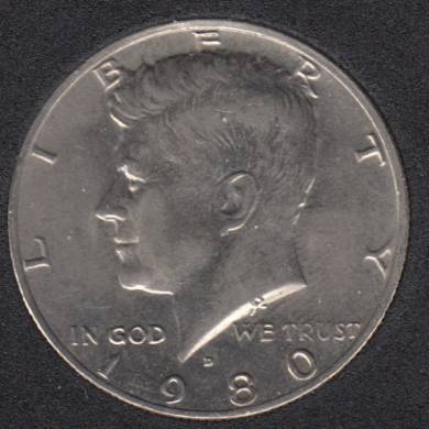 1980 D - Kennedy - 50 Cents