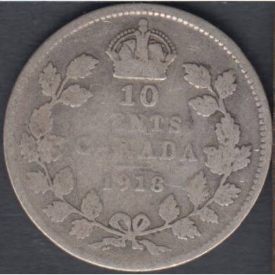1918 - VG - Canada 10 Cents