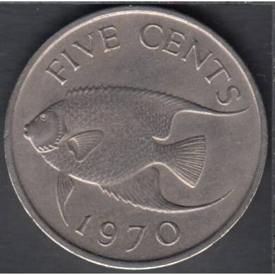 1970 - 5 Cents - Bermuda