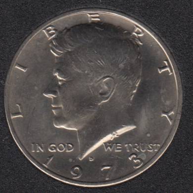 1973 D - Kennedy - 50 Cents