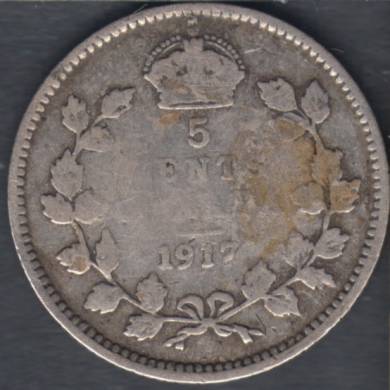 1917 - VG - Canada 5 Cents