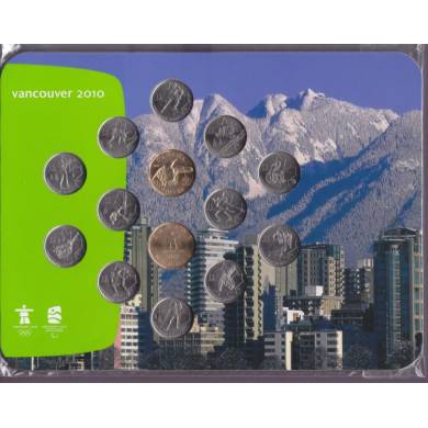 2010 - Collection de pièces de circulation - Paysage de Vancouver