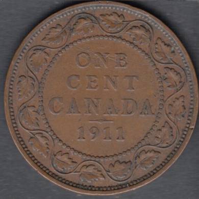 1911 - VG/F - Canada Large Cent
