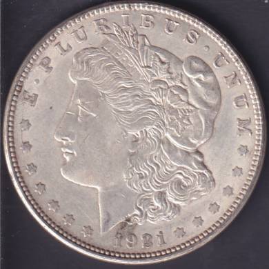 1921 D - AU - Morgan Dollar USA