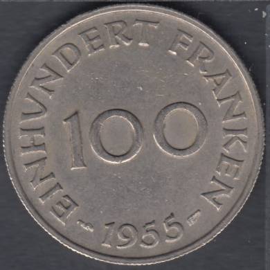 1955 - 100 Franken- Saarland
