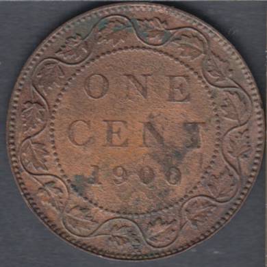 1900 H - VF - Rush - Canada Large Cent