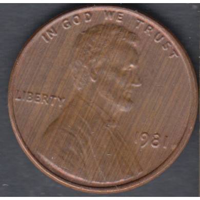 1981 - AU - UNC - Lincoln Small Cent